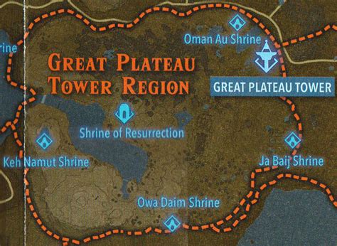 where is the great plateau totk|zelda totk great plateau shrines.